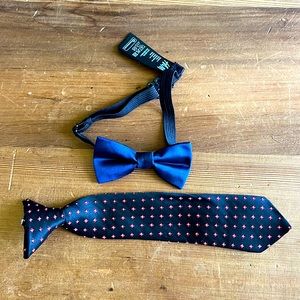 Boys clip on and bow tie